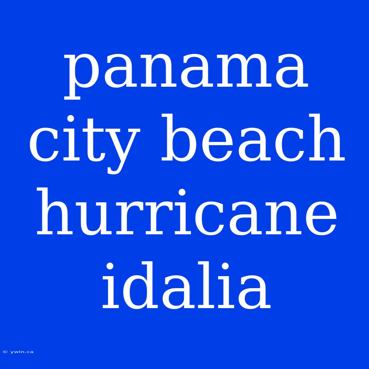 Panama City Beach Hurricane Idalia