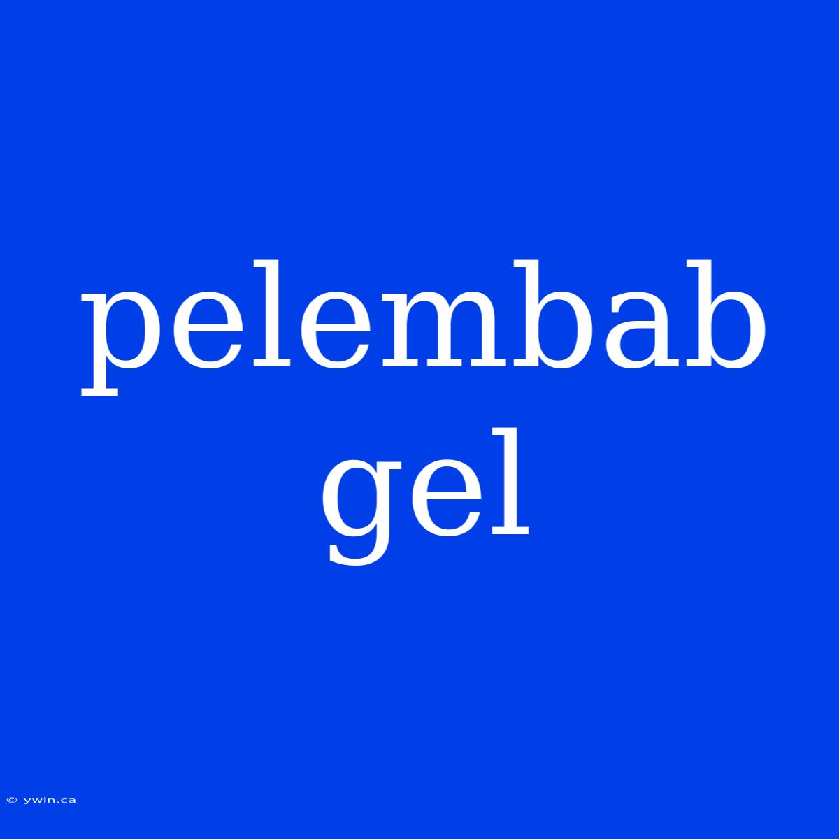 Pelembab Gel