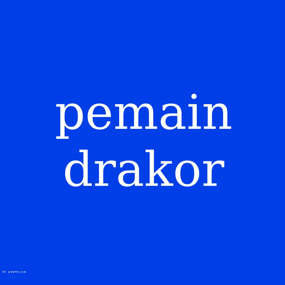 Pemain Drakor