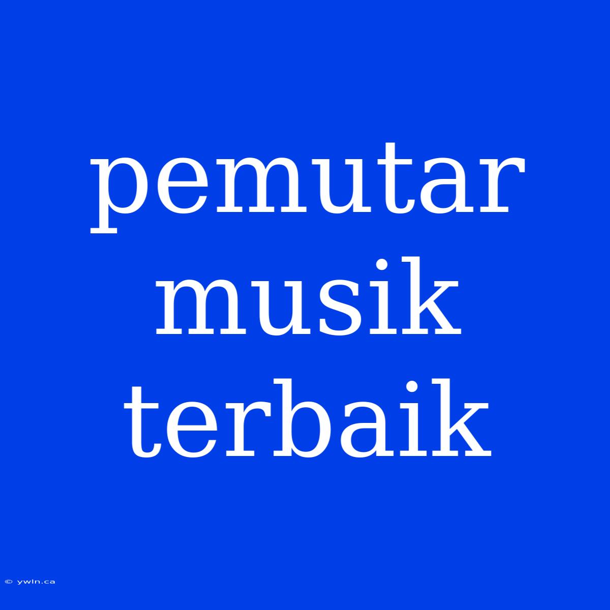 Pemutar Musik Terbaik