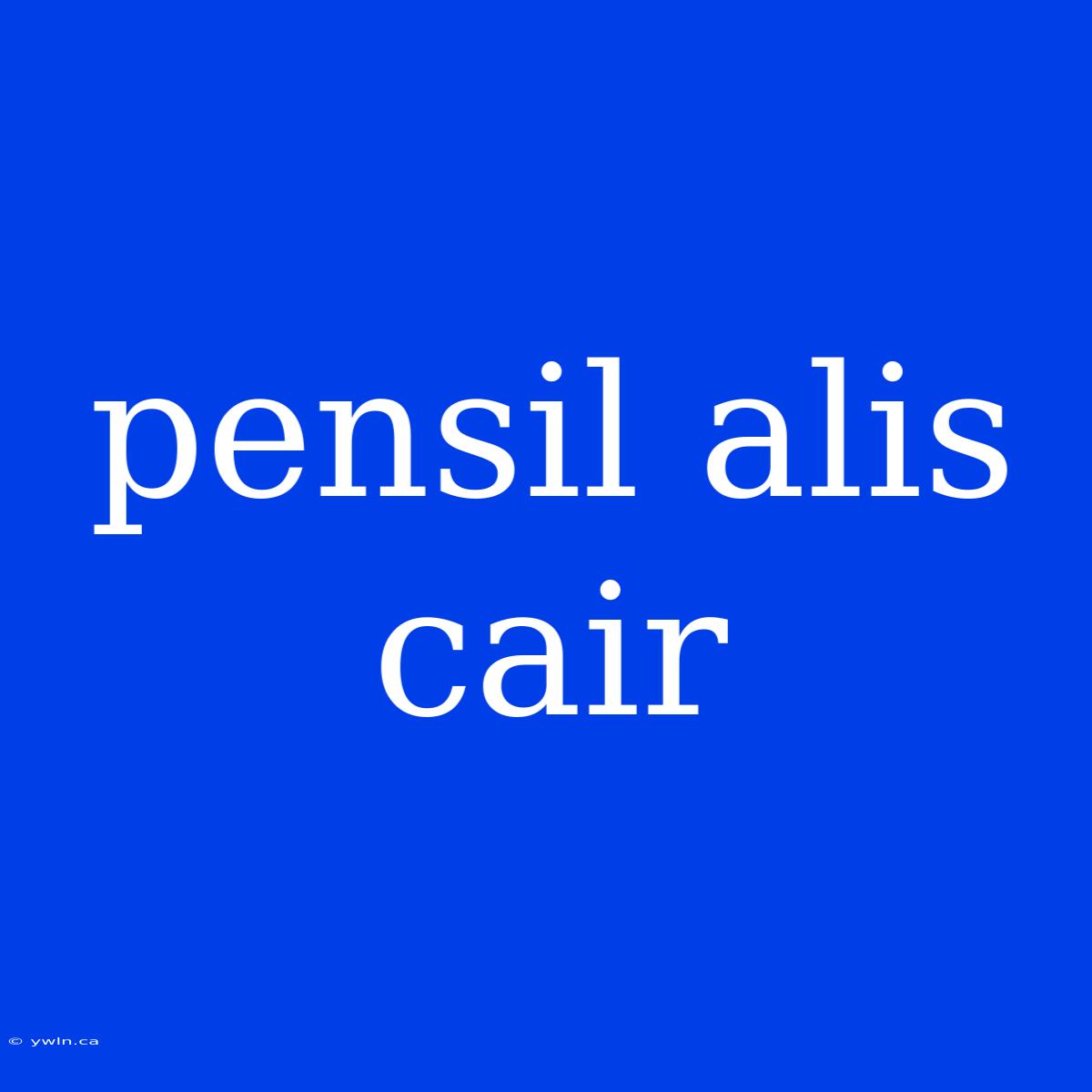 Pensil Alis Cair