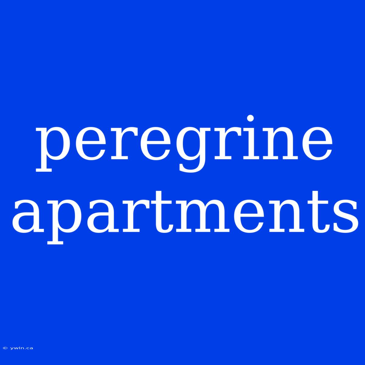 Peregrine Apartments