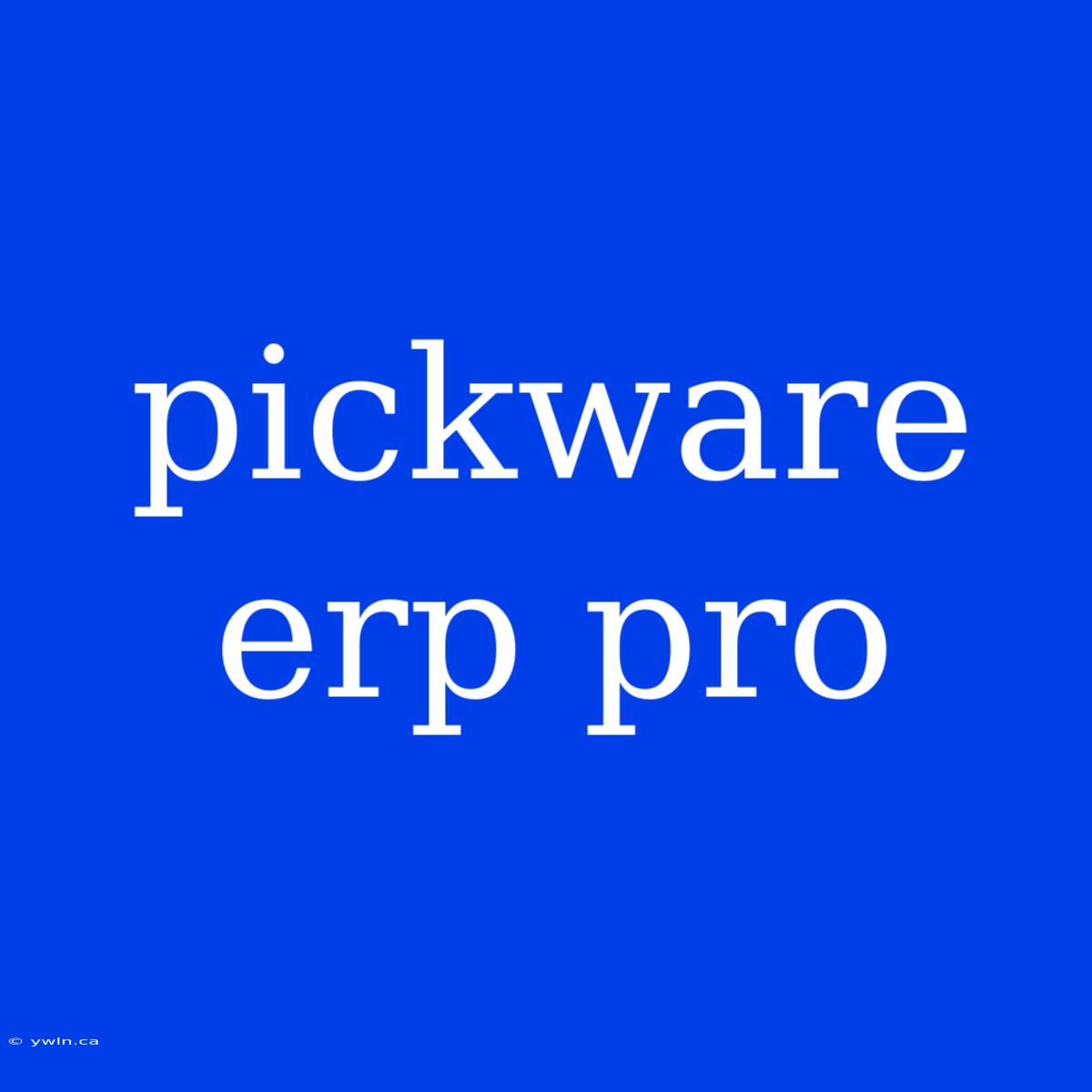 Pickware Erp Pro