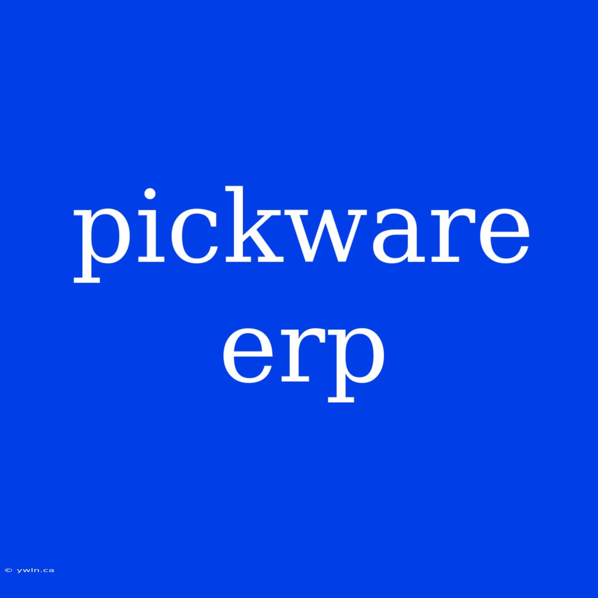 Pickware Erp