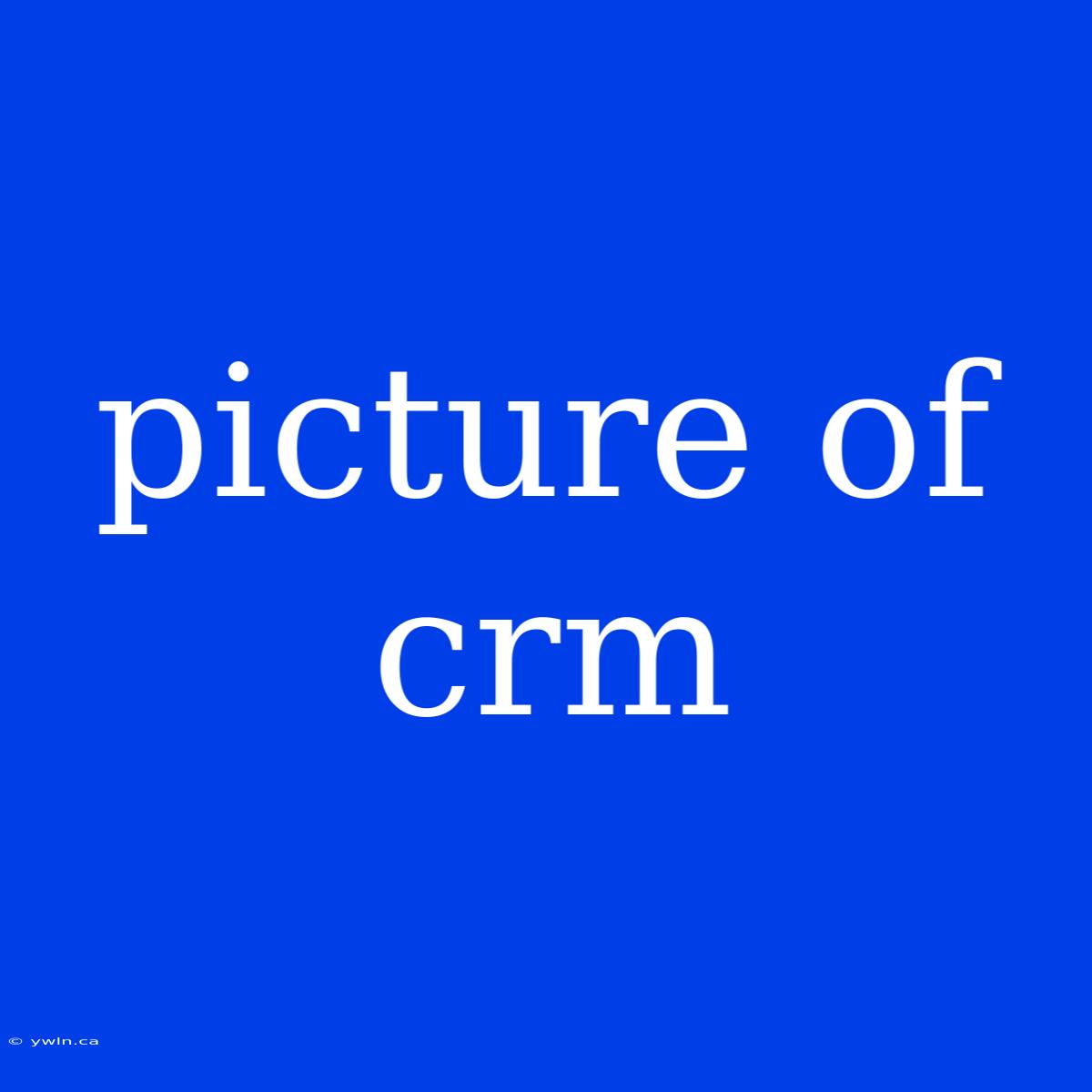 Picture Of Crm