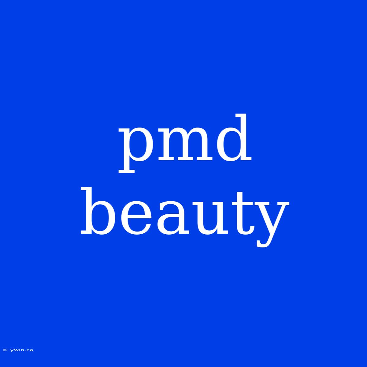 Pmd Beauty