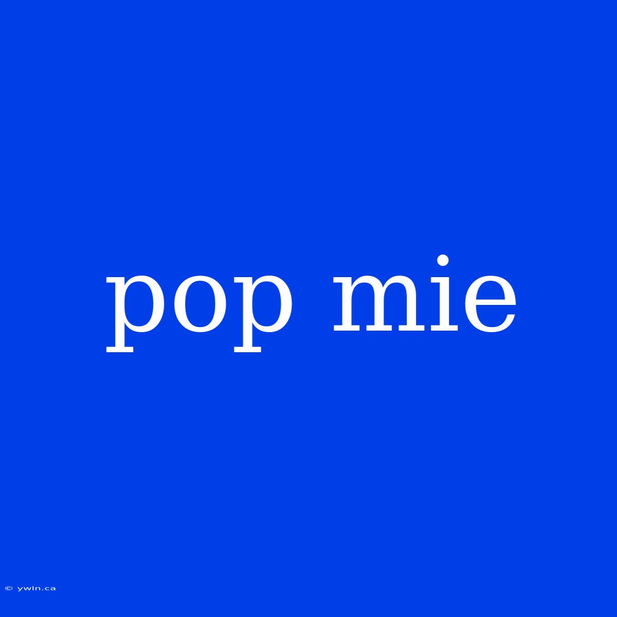 Pop Mie