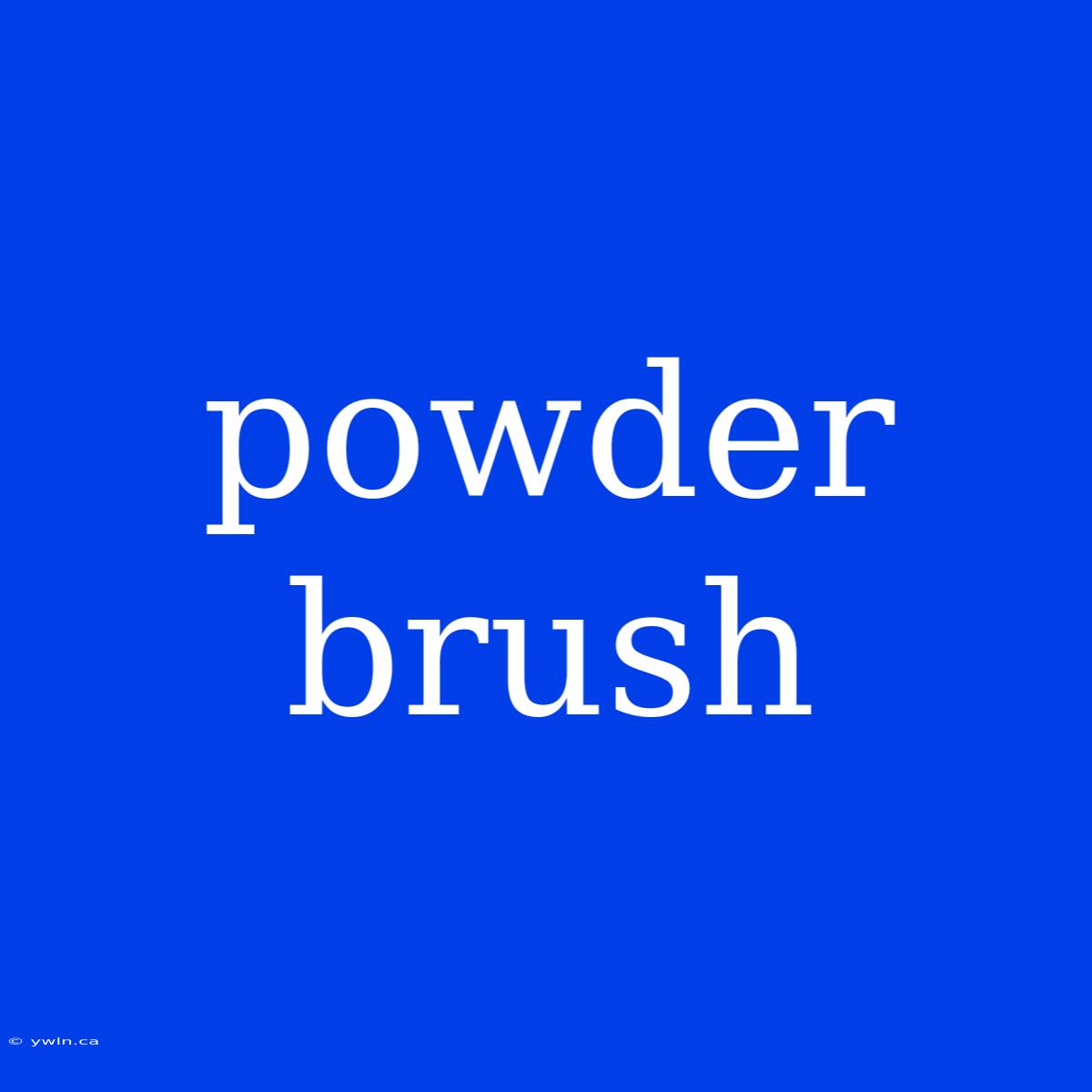 Powder Brush