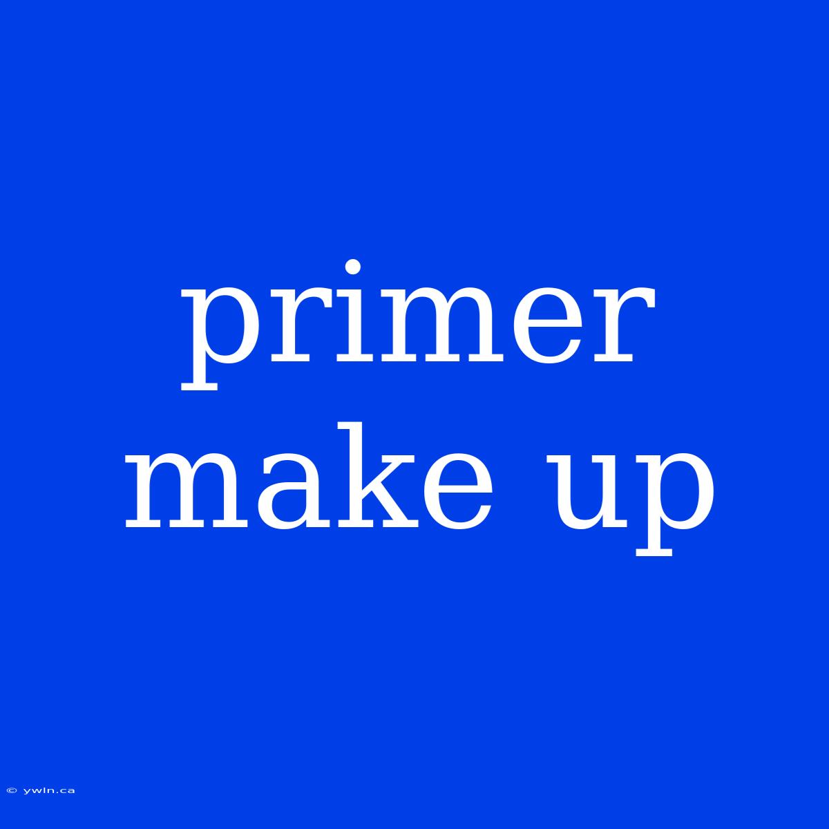 Primer Make Up