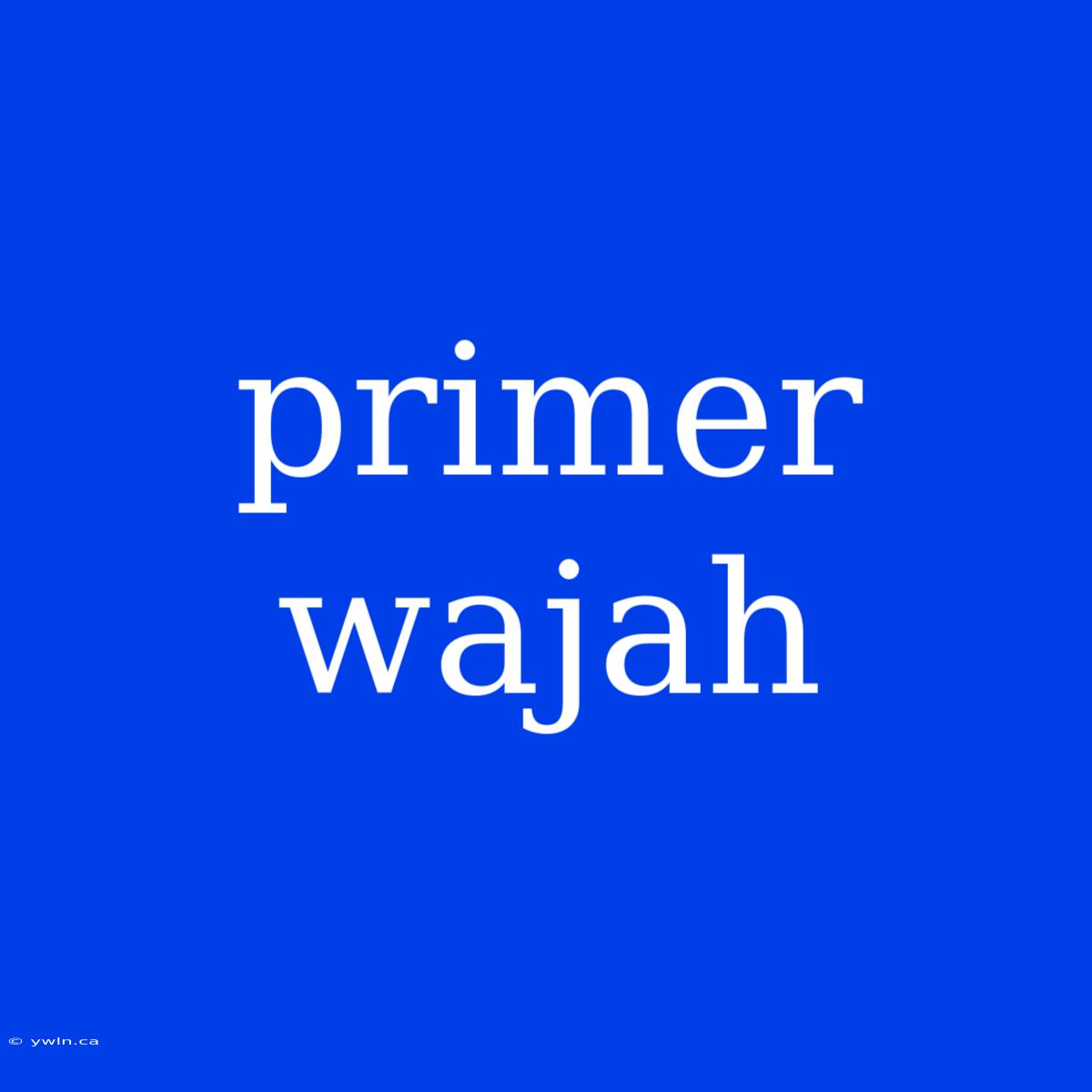 Primer Wajah