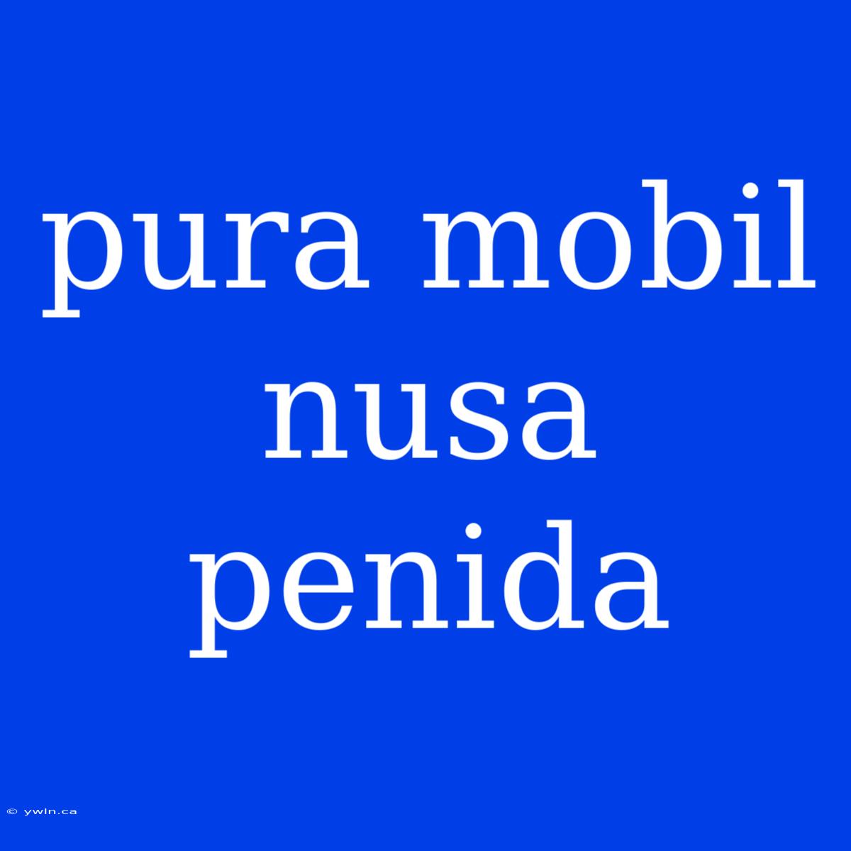 Pura Mobil Nusa Penida