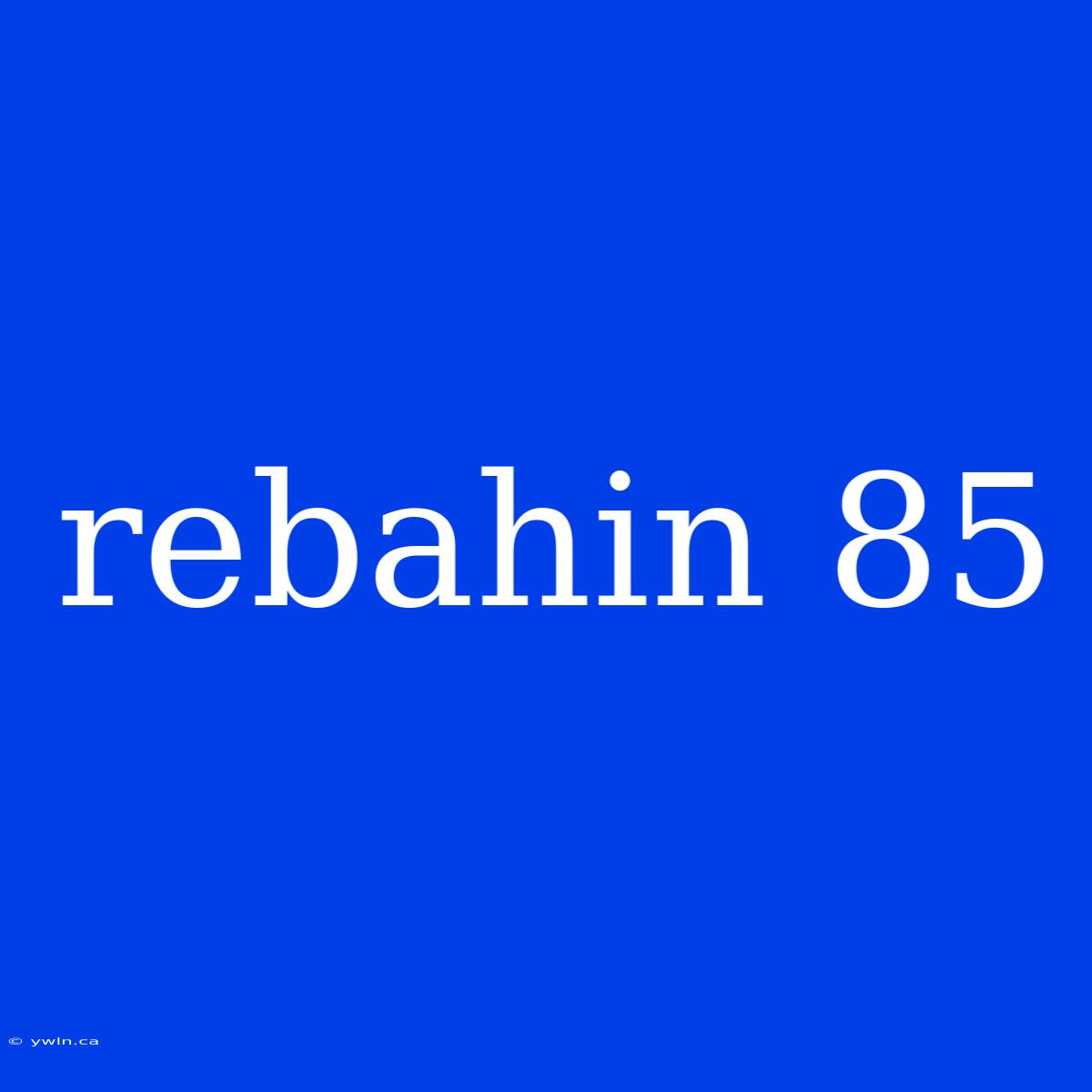 Rebahin 85