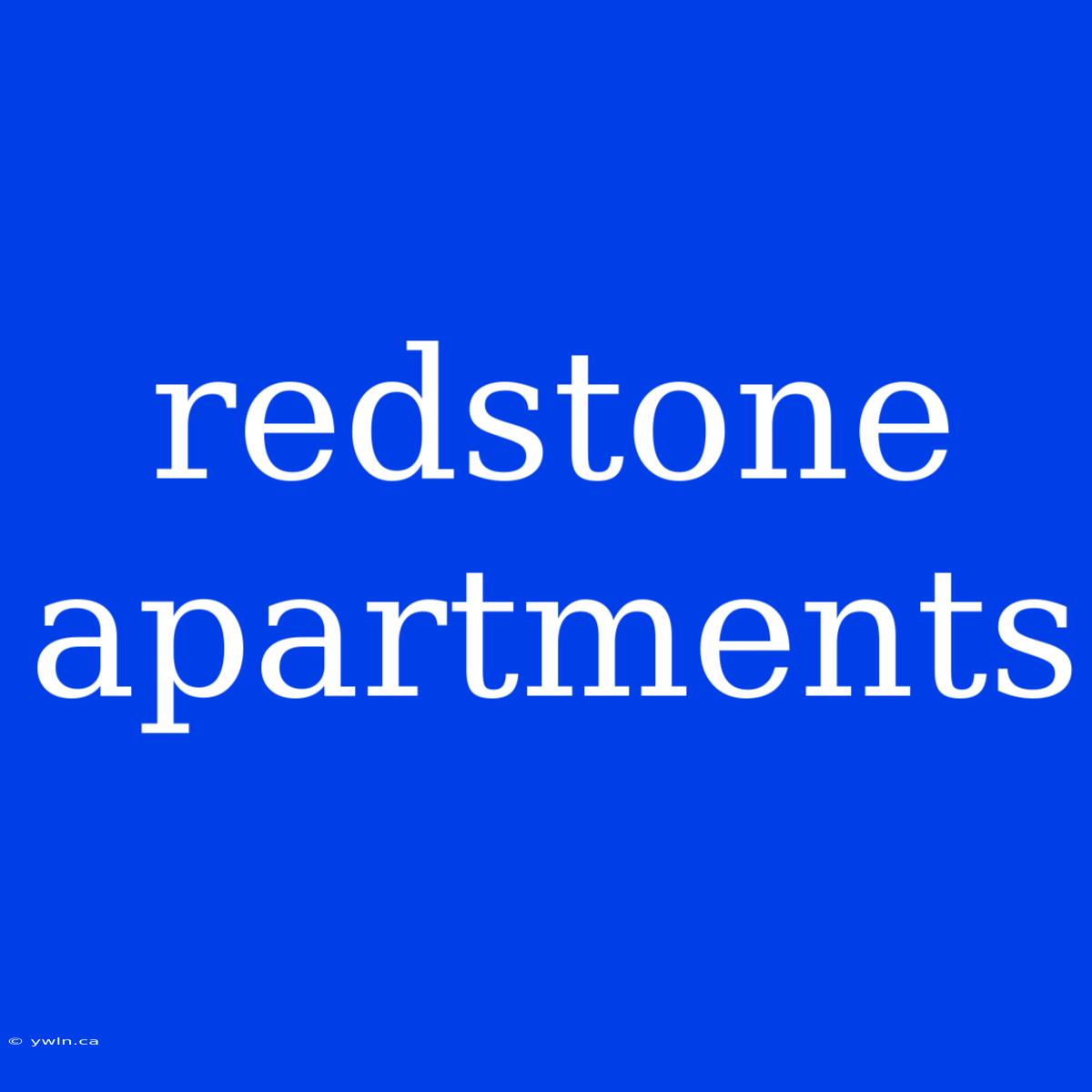 Redstone Apartments