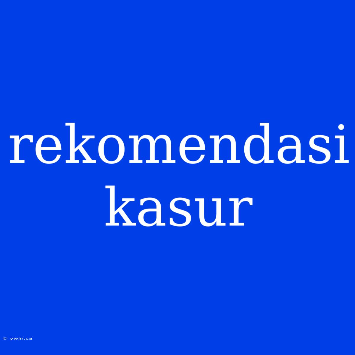 Rekomendasi Kasur