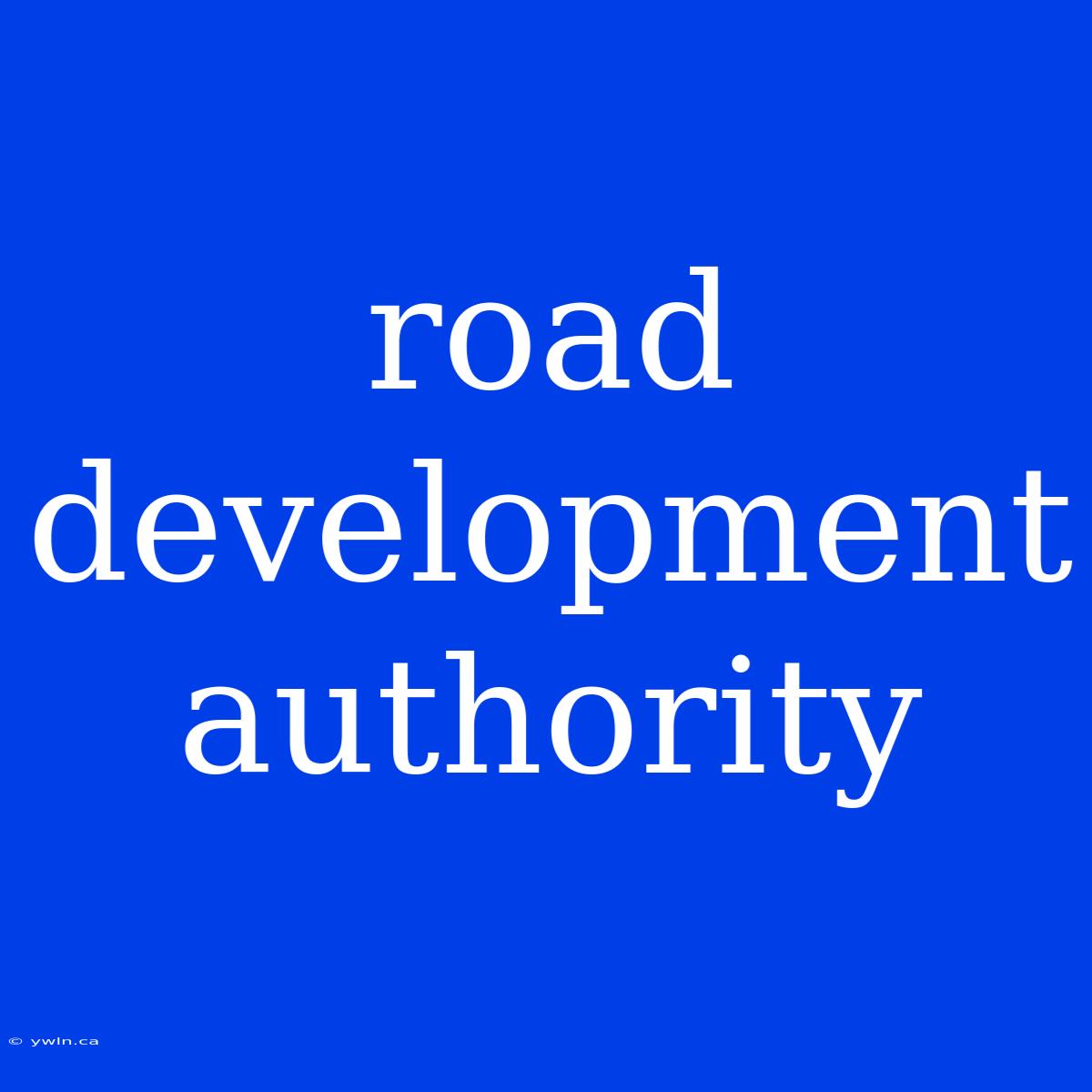 Road Development Authority