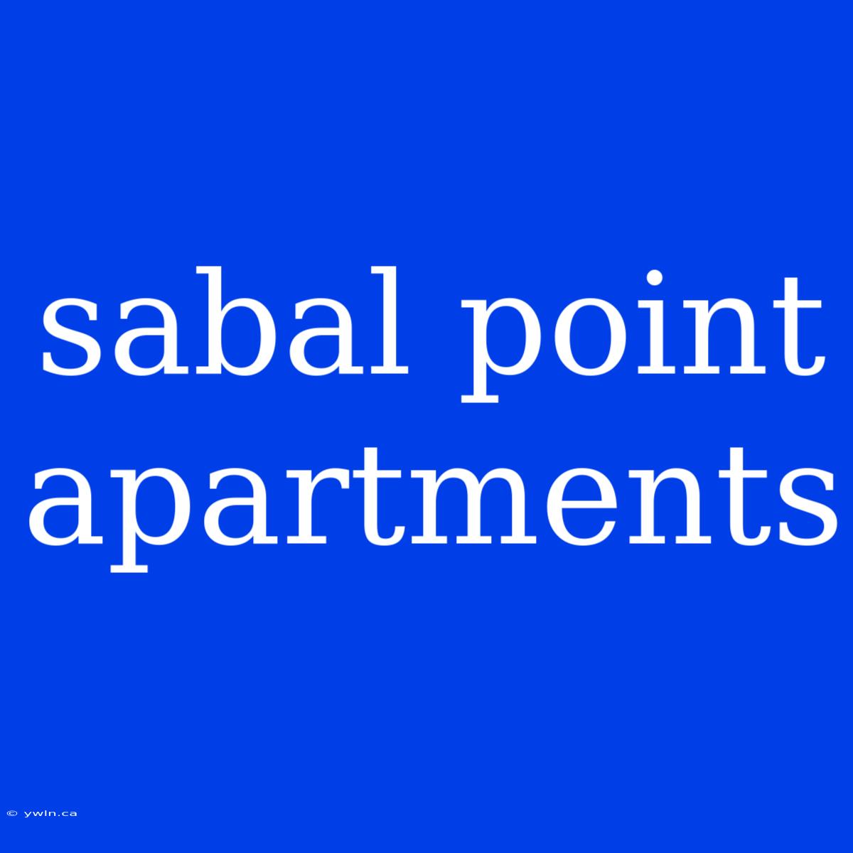 Sabal Point Apartments