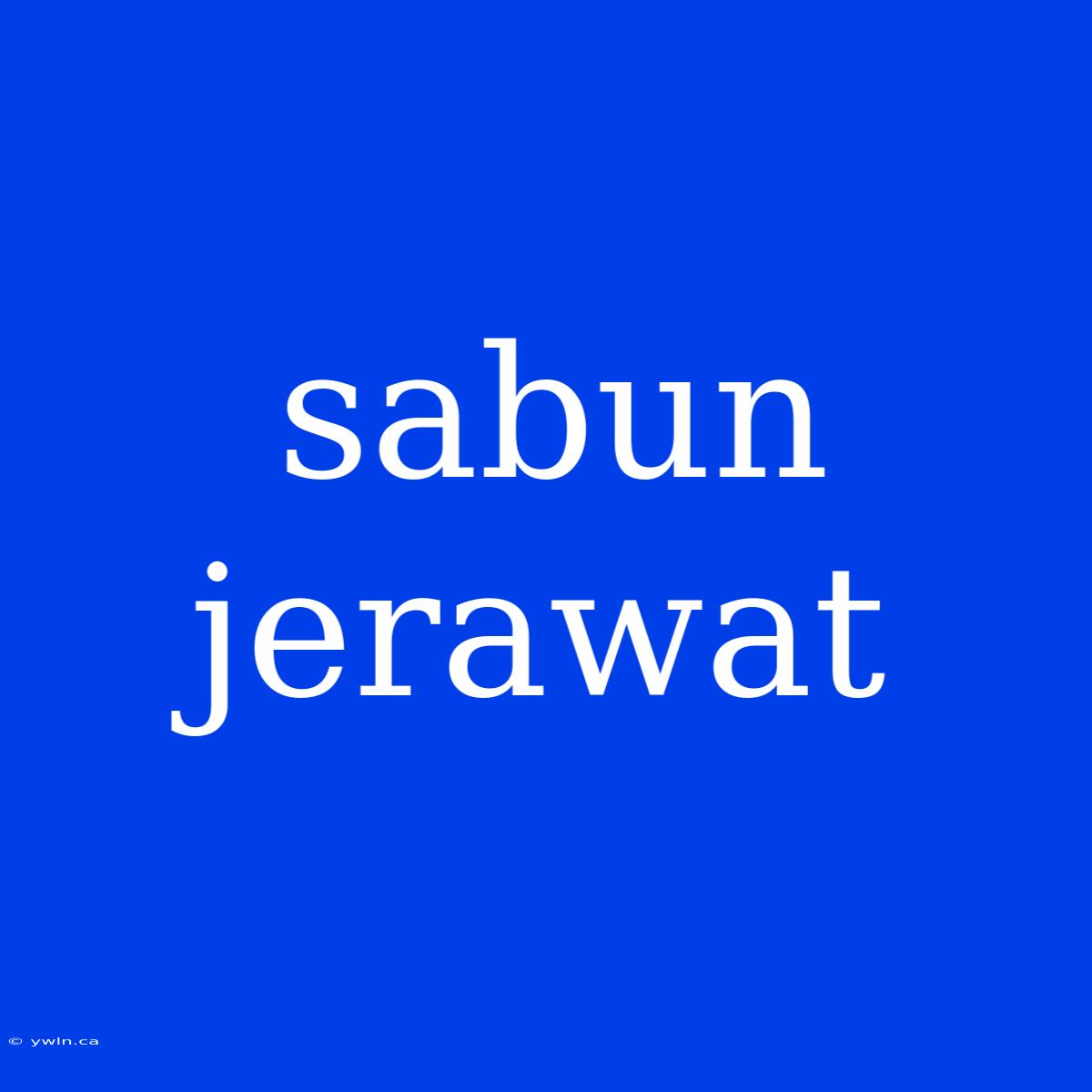 Sabun Jerawat