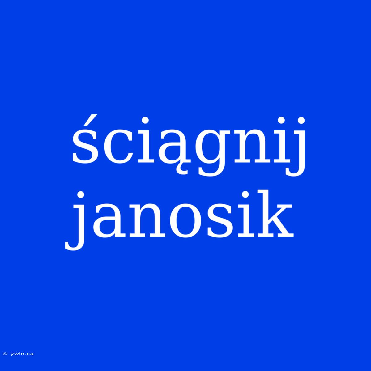 Ściągnij Janosik