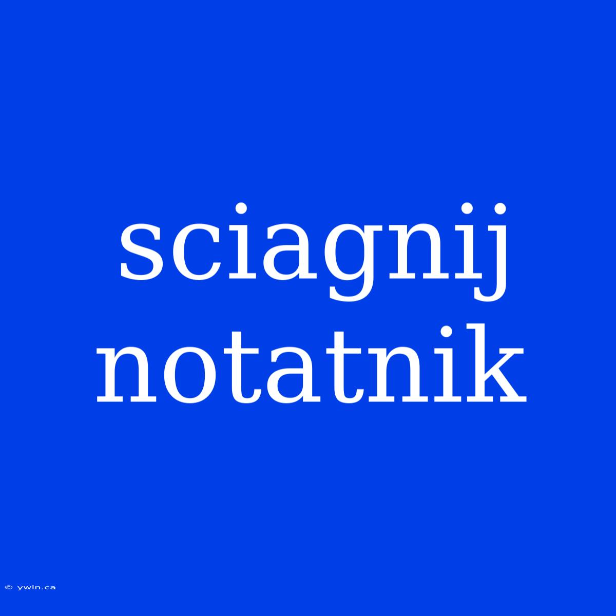 Sciagnij Notatnik