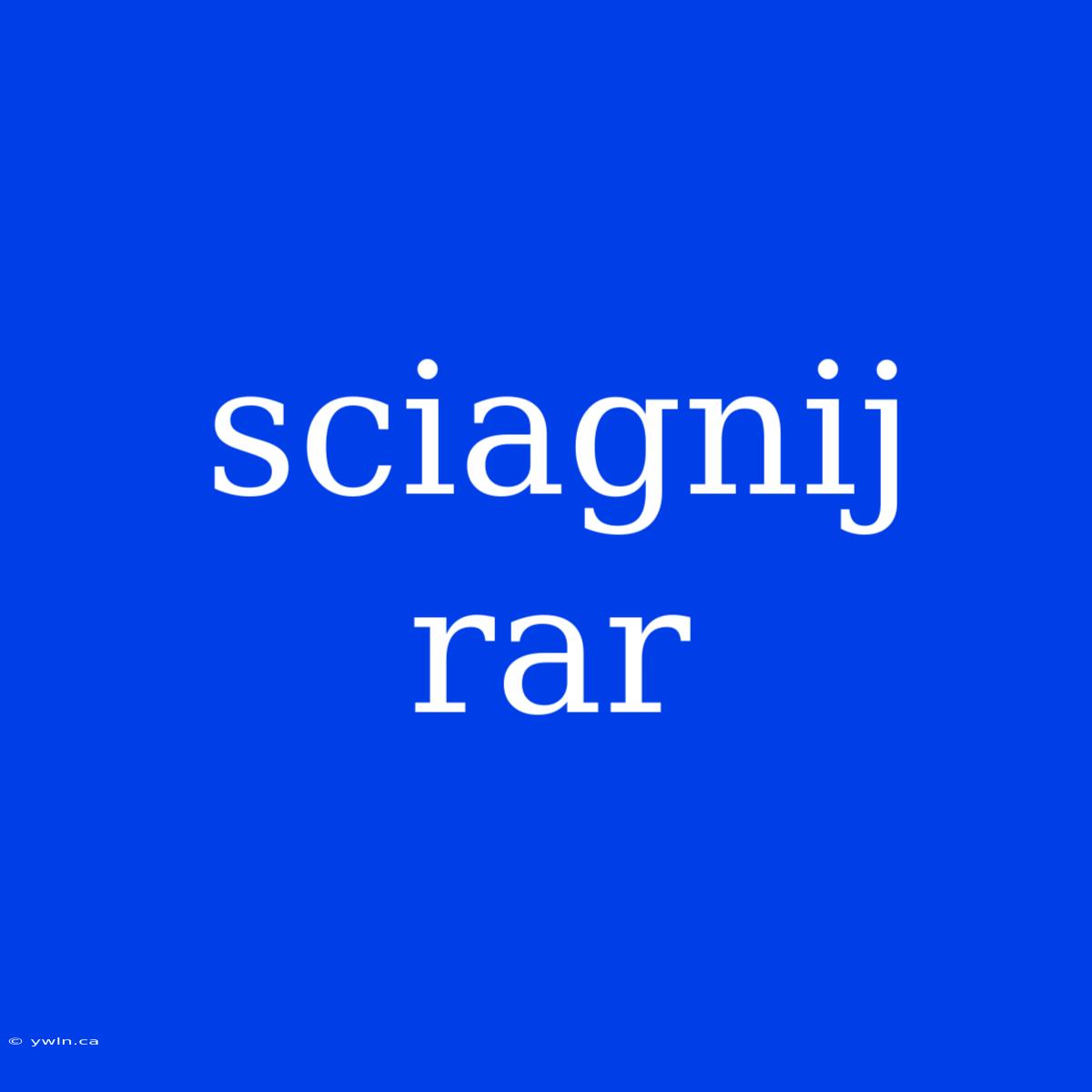 Sciagnij Rar