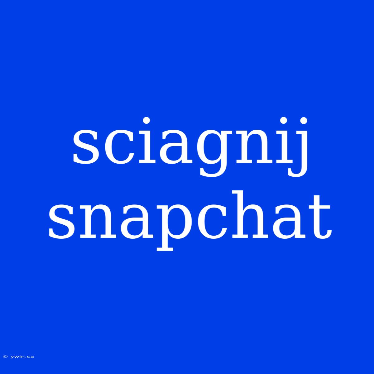 Sciagnij Snapchat