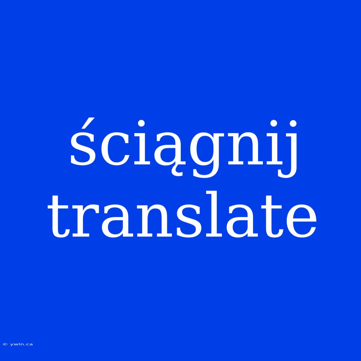 Ściągnij Translate