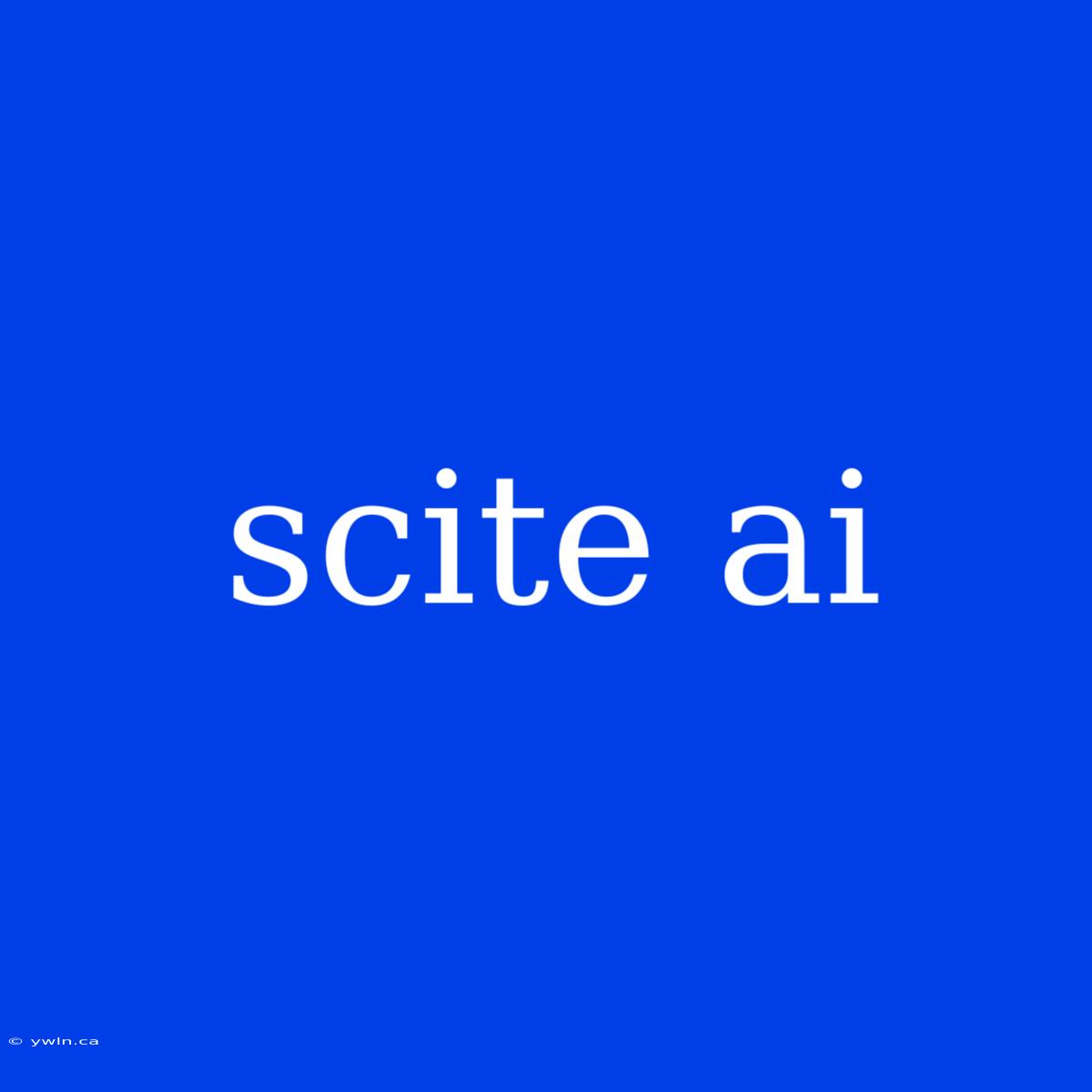 Scite Ai