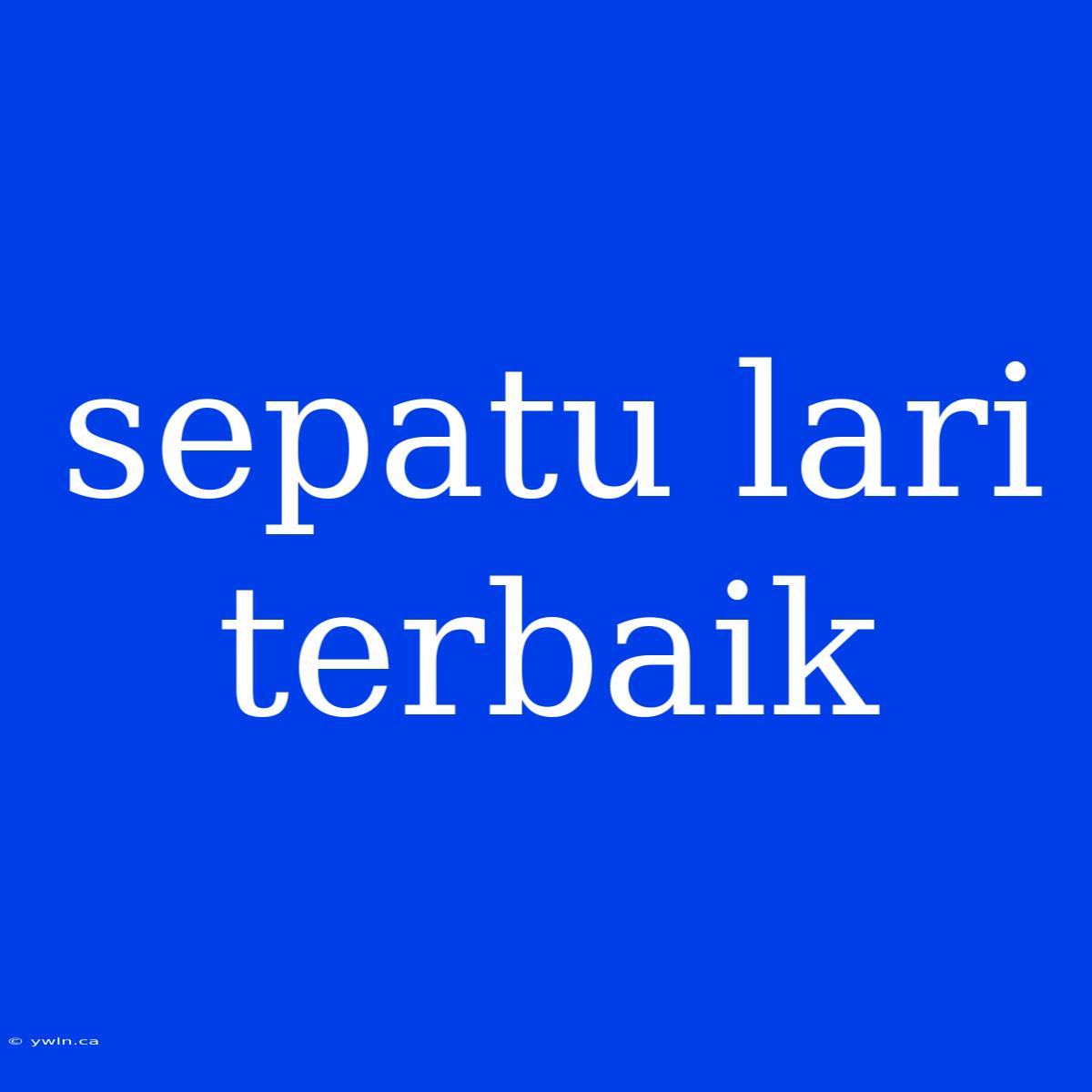 Sepatu Lari Terbaik