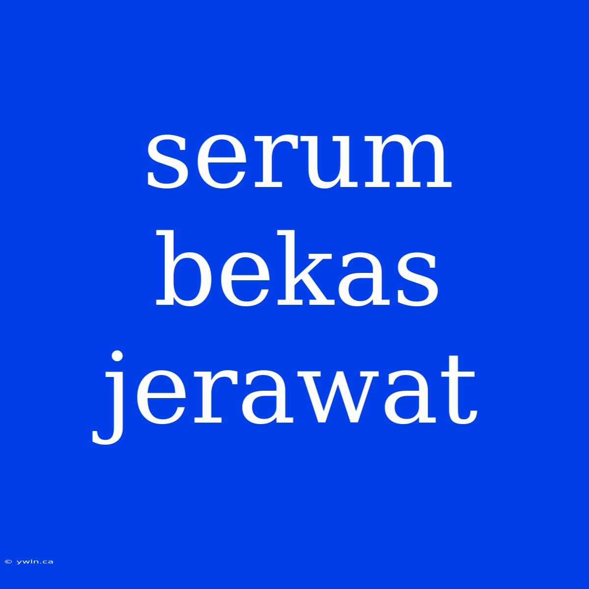 Serum Bekas Jerawat