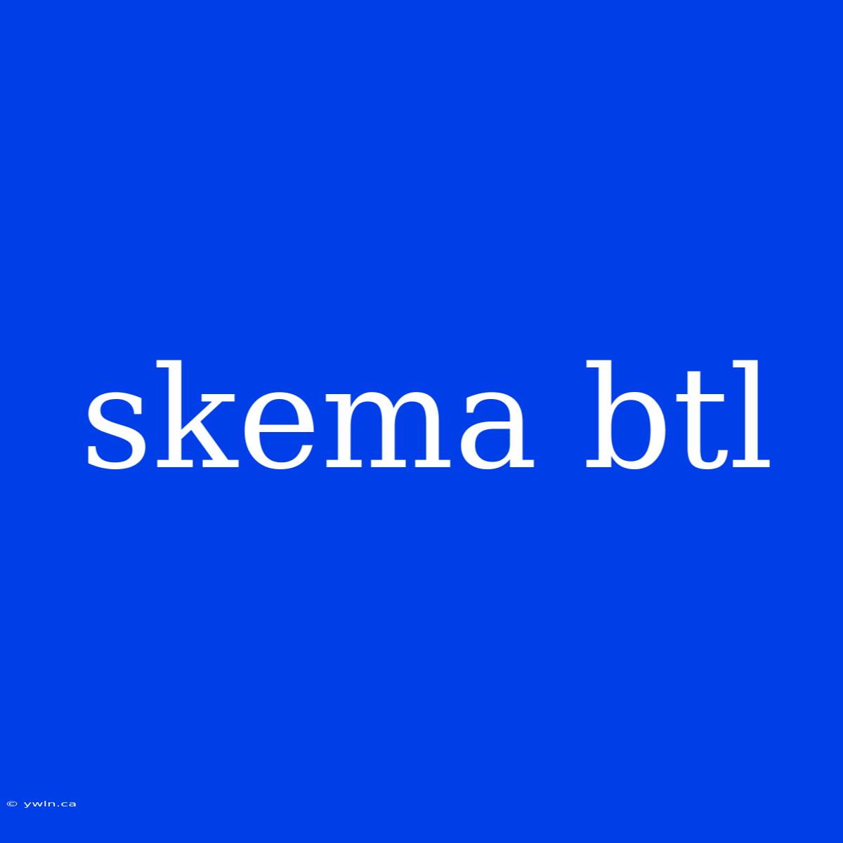 Skema Btl