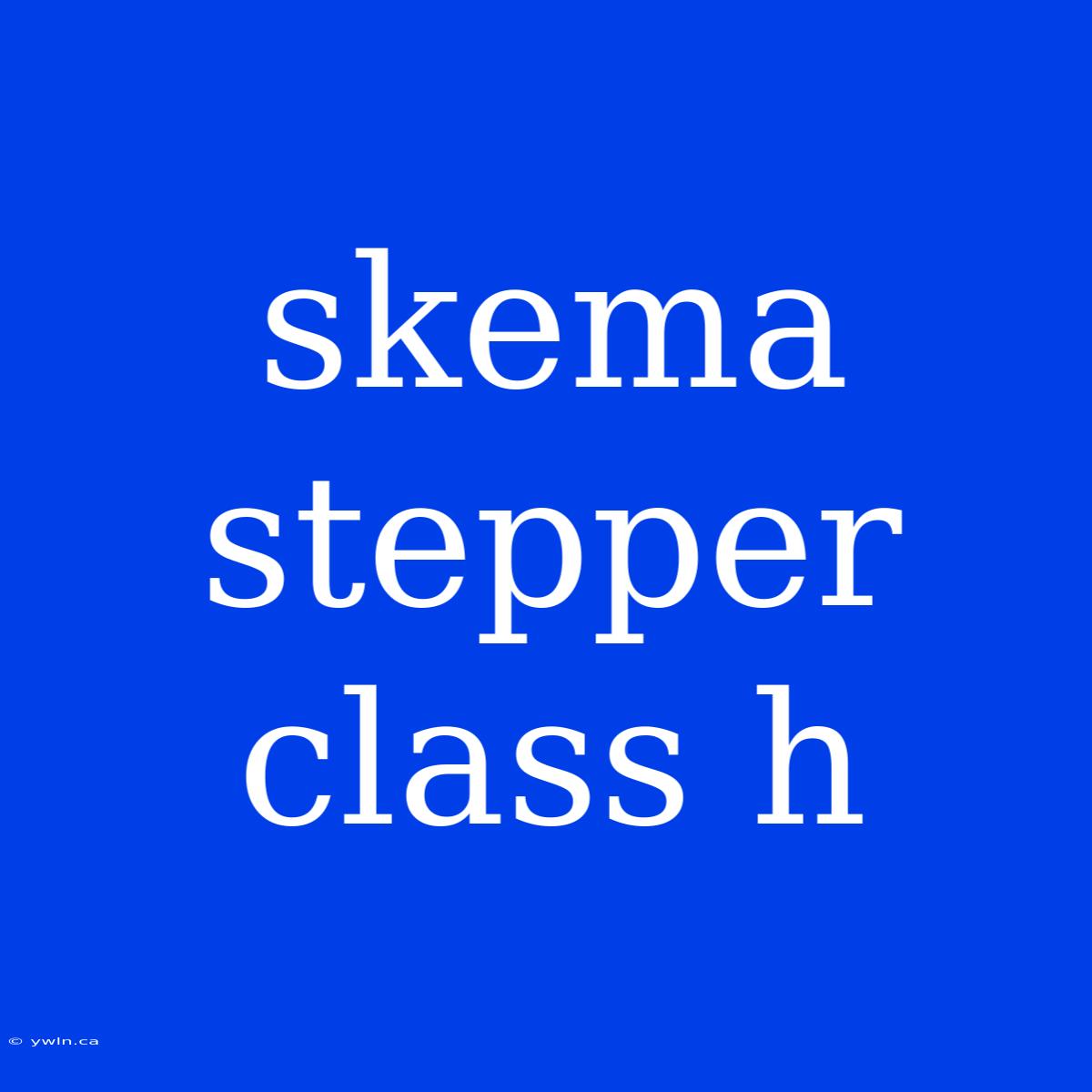 Skema Stepper Class H