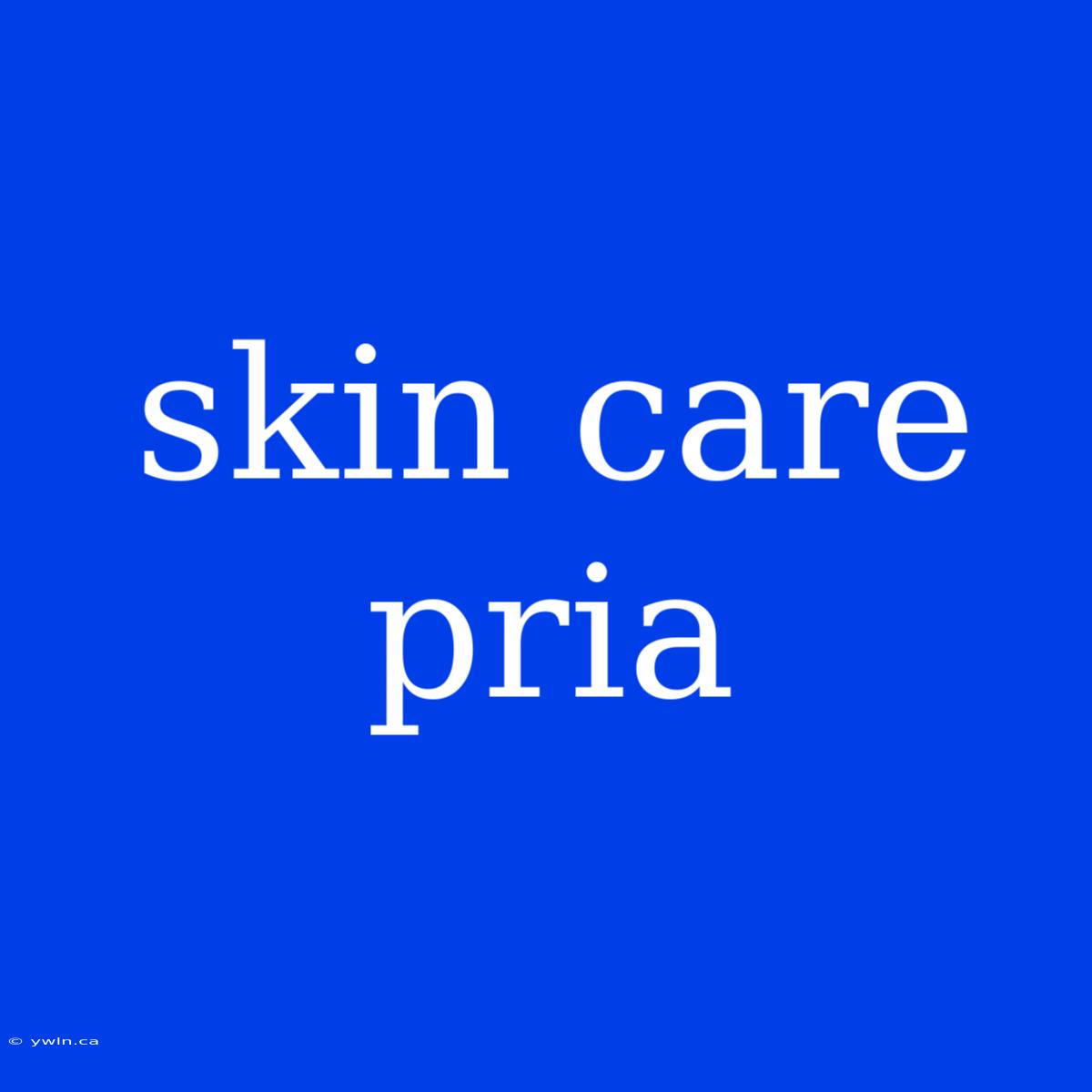 Skin Care Pria