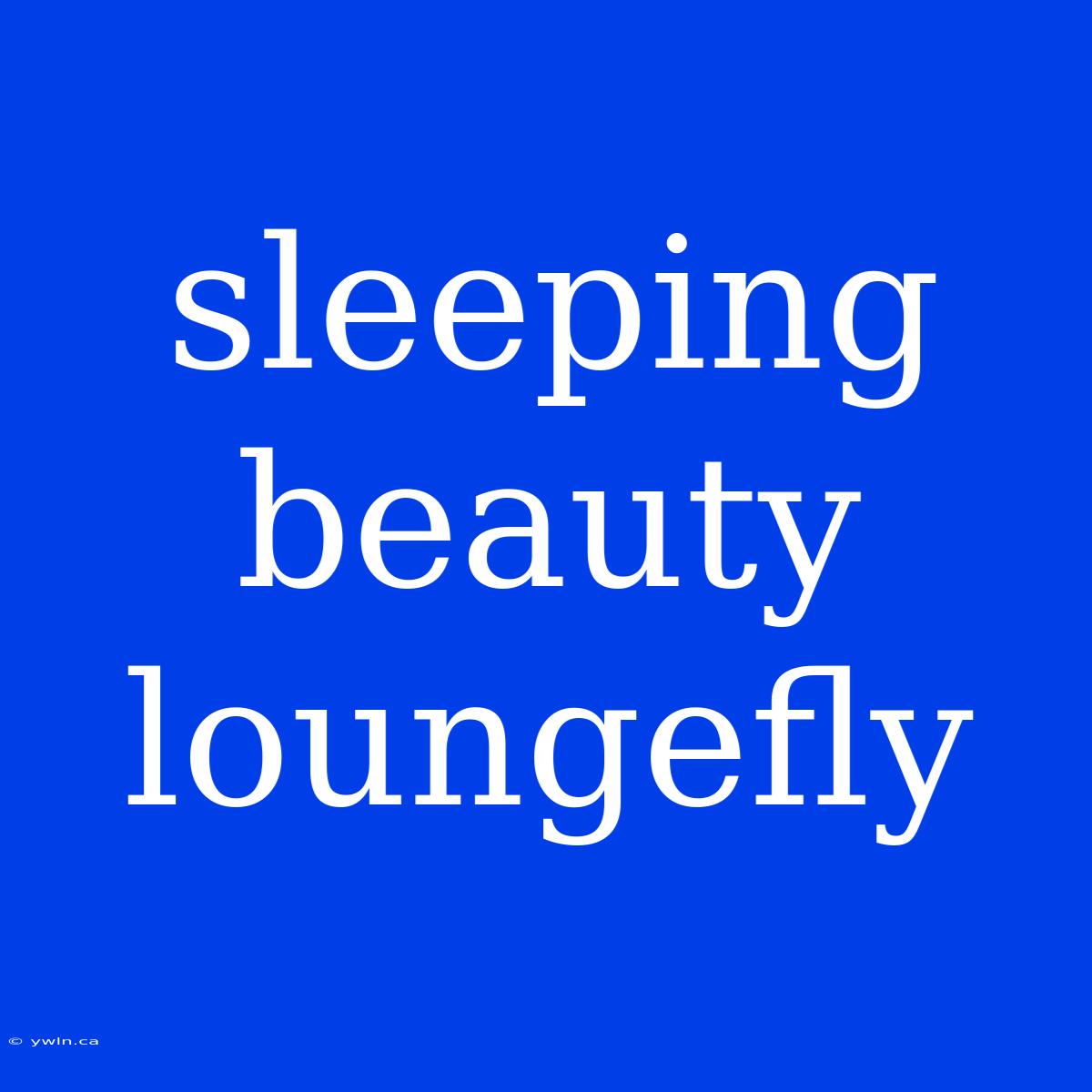 Sleeping Beauty Loungefly