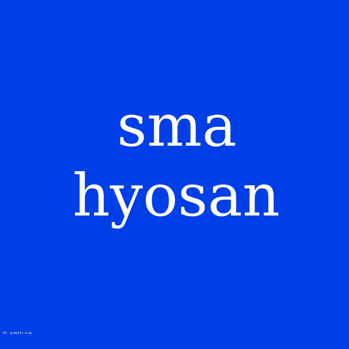 Sma Hyosan