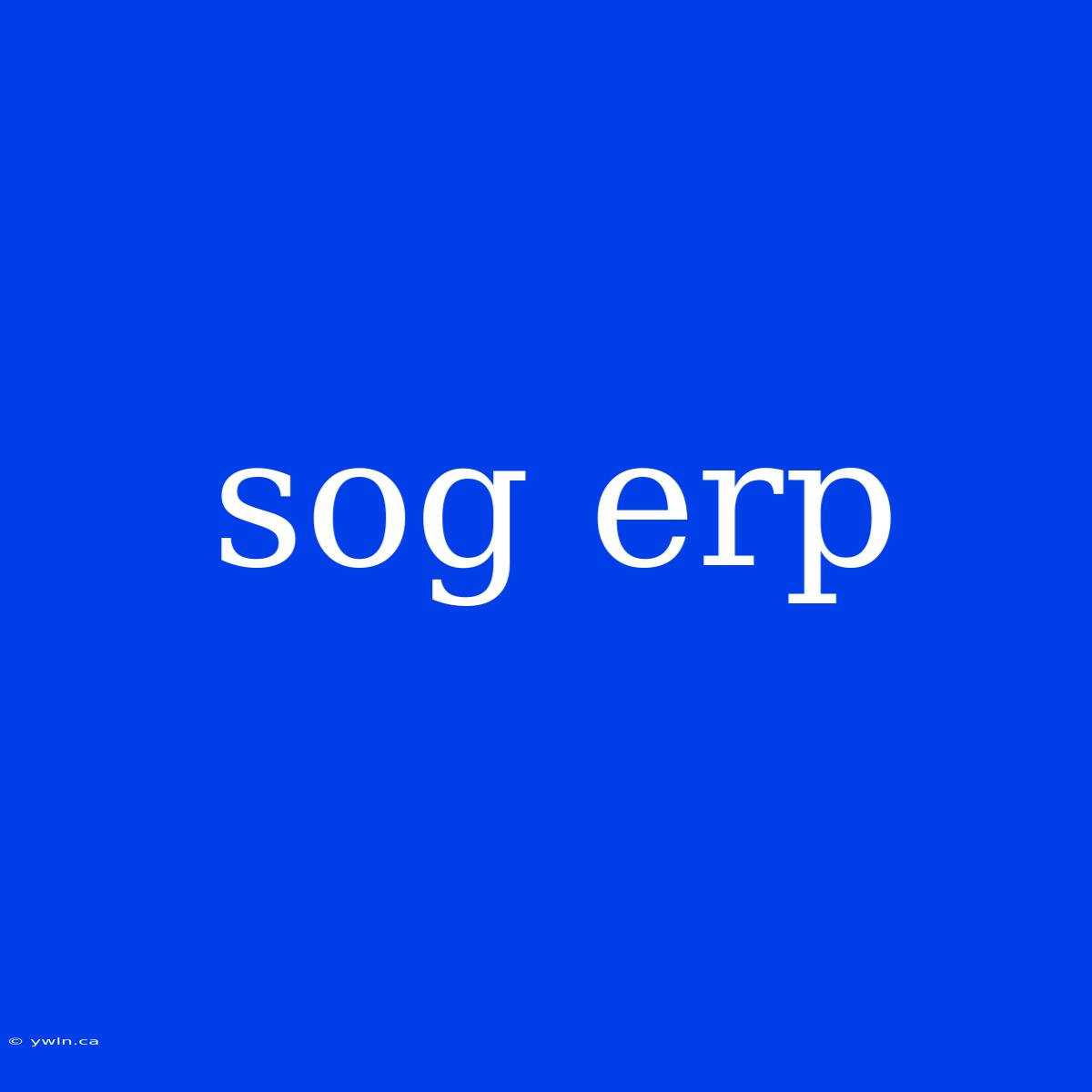 Sog Erp