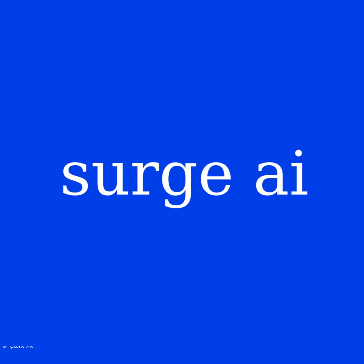 Surge Ai