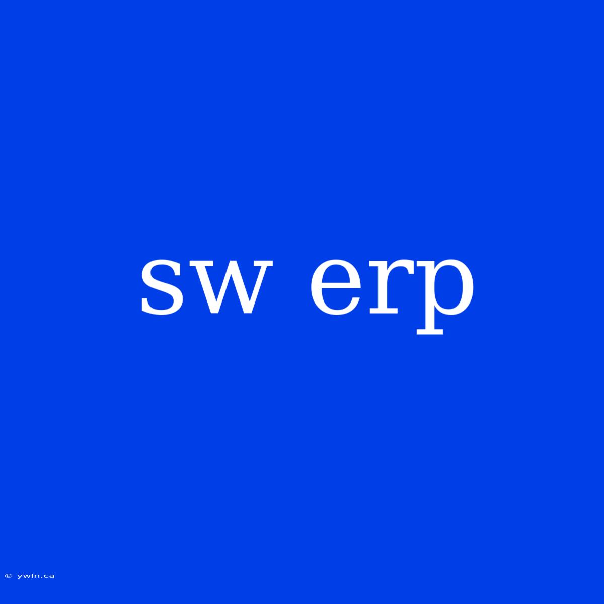 Sw Erp