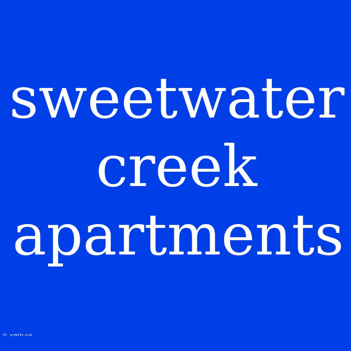 Sweetwater Creek Apartments