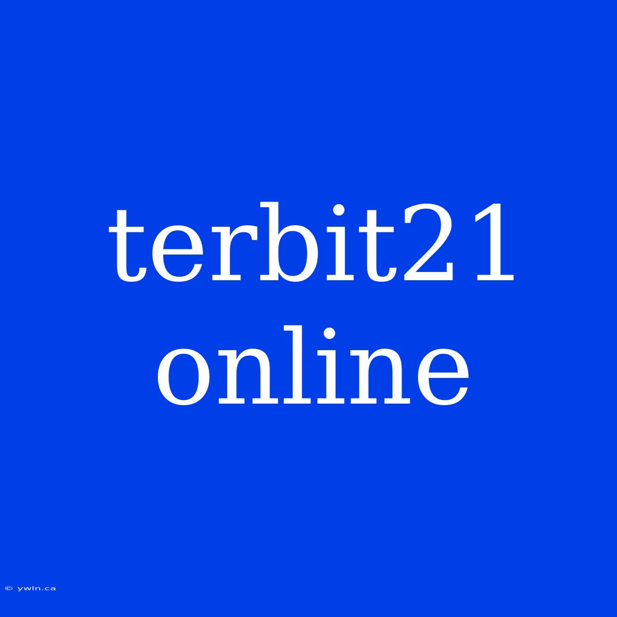 Terbit21 Online