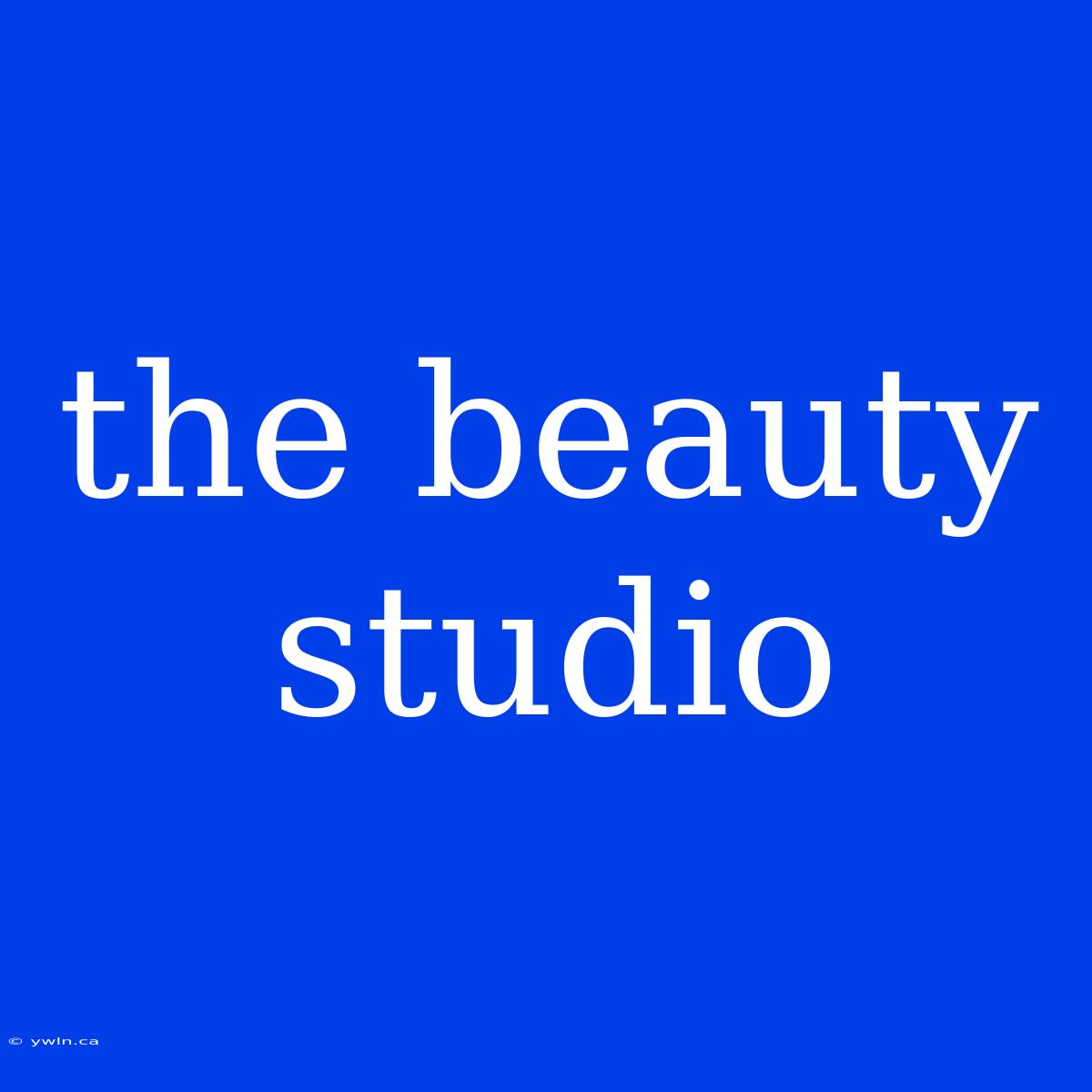 The Beauty Studio