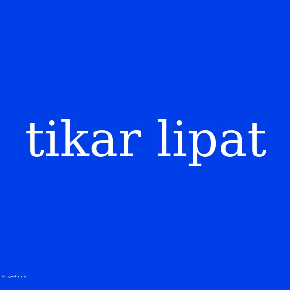 Tikar Lipat