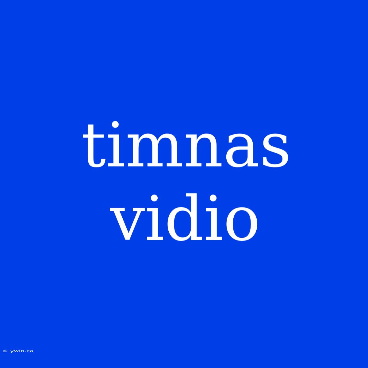 Timnas Vidio