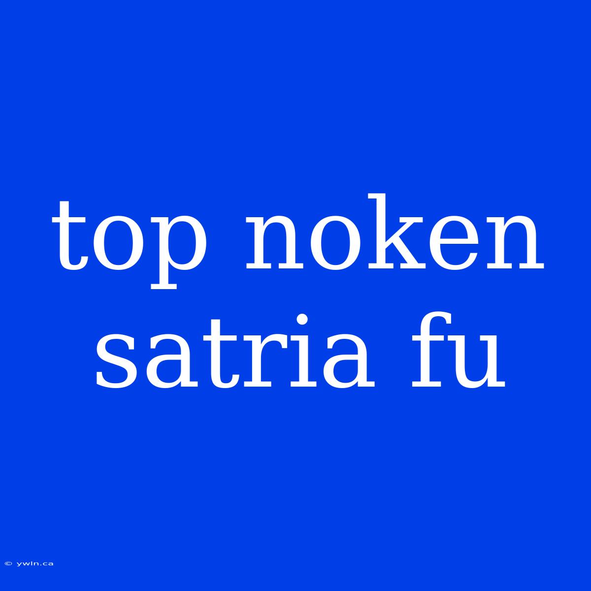 Top Noken Satria Fu