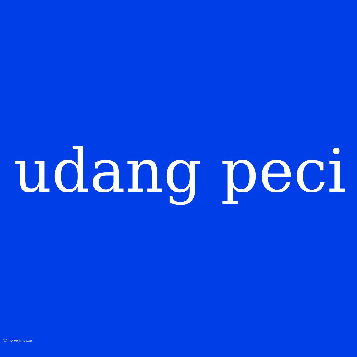 Udang Peci