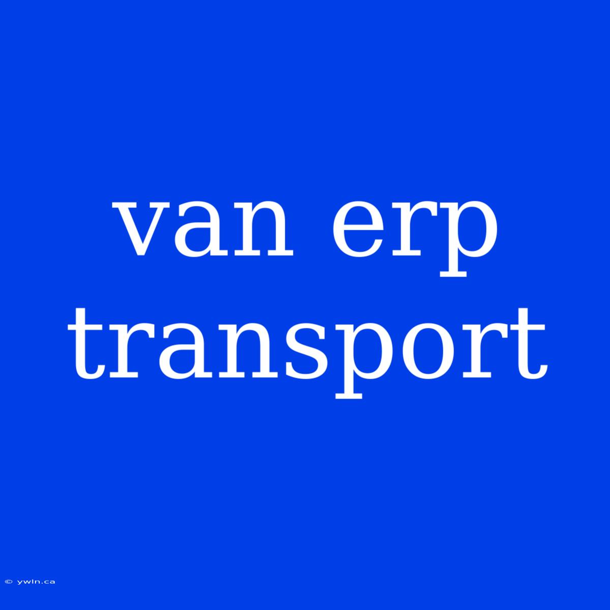 Van Erp Transport