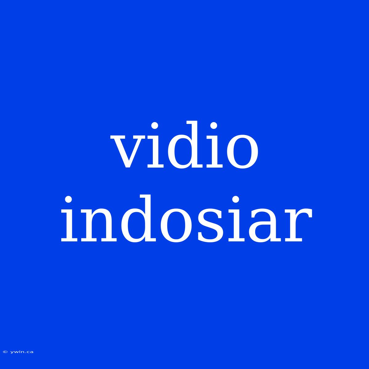 Vidio Indosiar