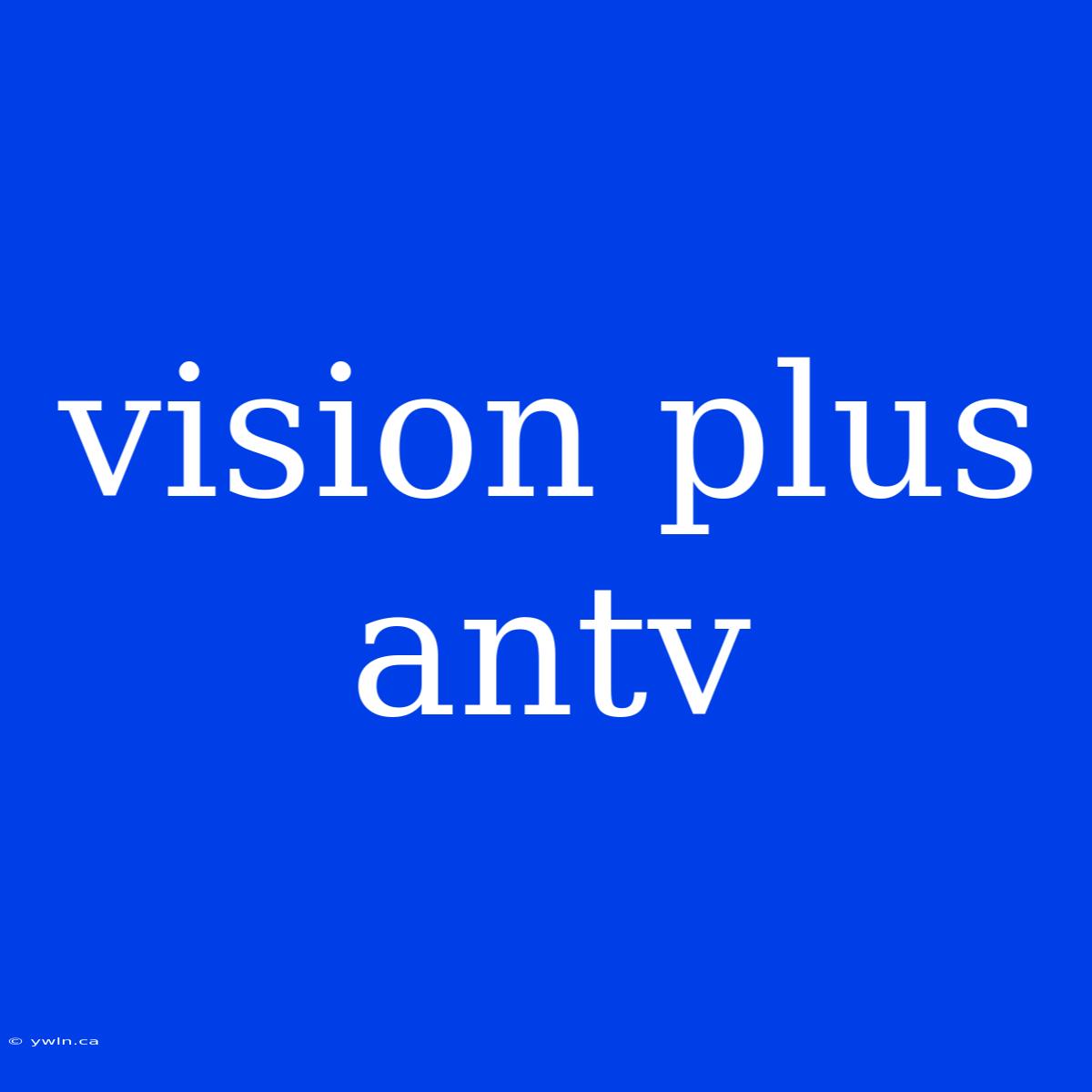 Vision Plus Antv