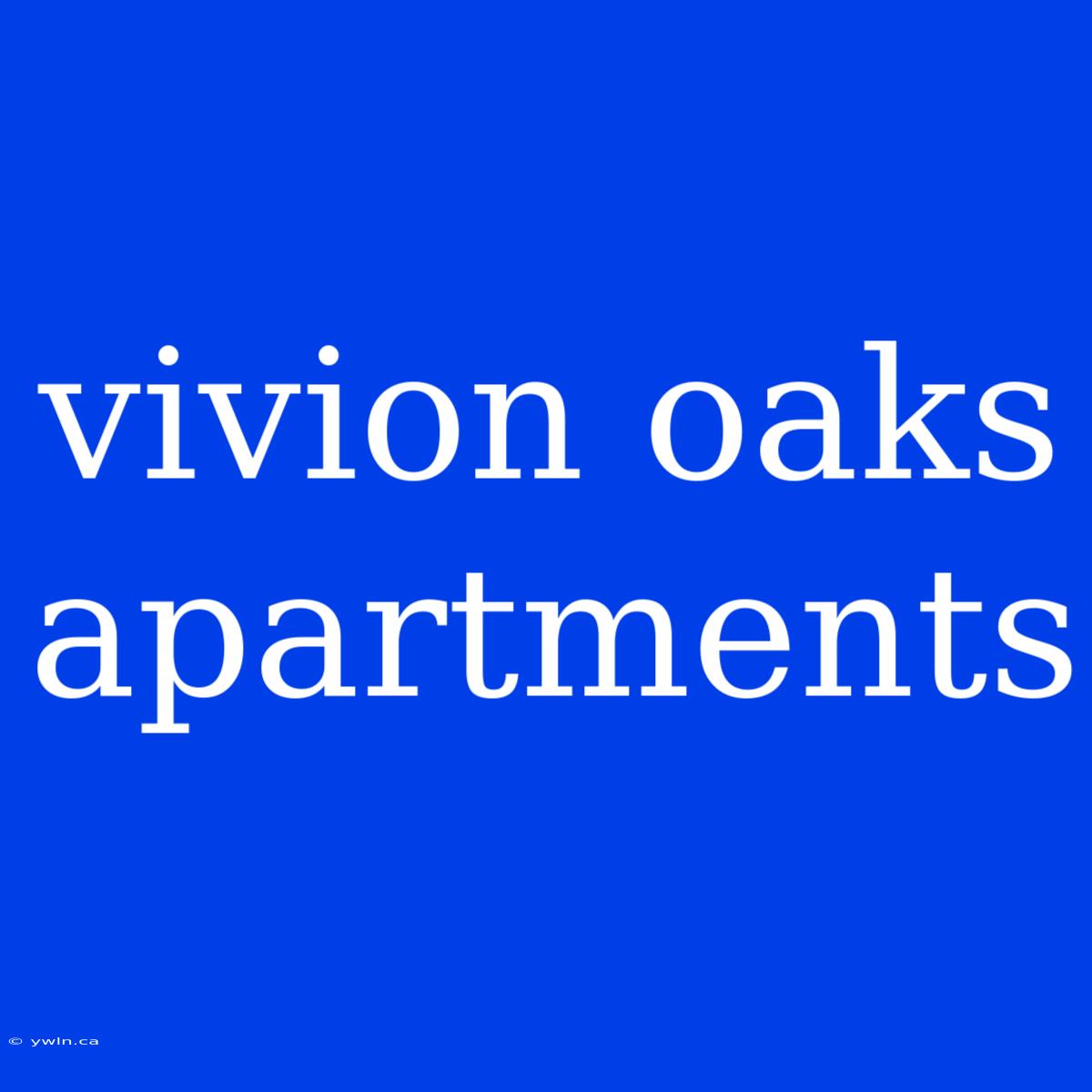 Vivion Oaks Apartments