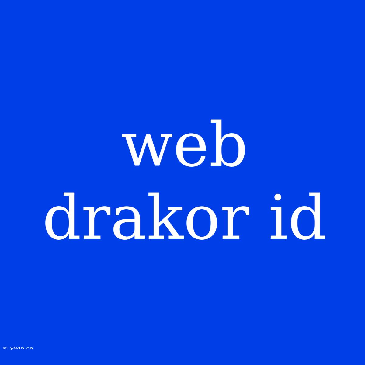 Web Drakor Id