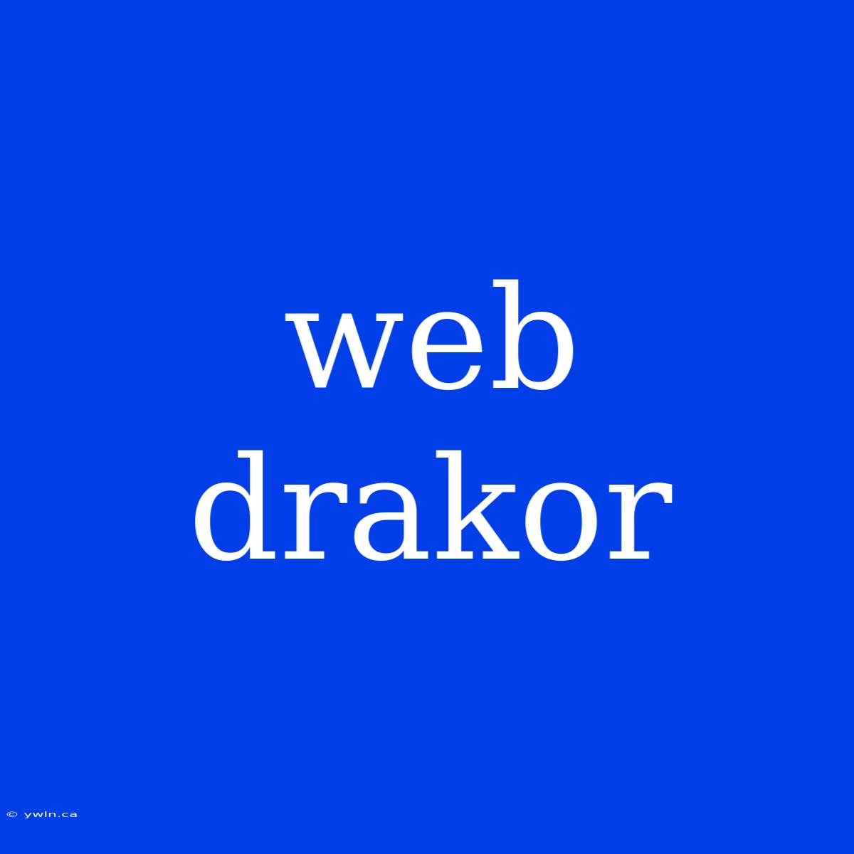 Web Drakor